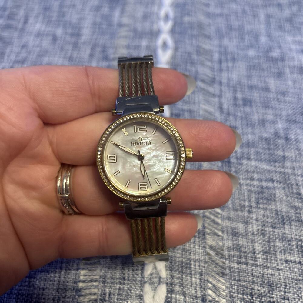 Invicta Ladies Bolt Quartz Watch Stainless Steel Water Resistant - 50m